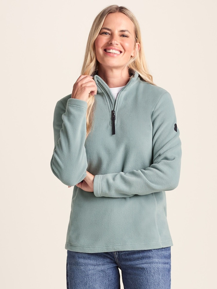Tog 24 Green Revive Womens Zip Neck Fleece - Image 2 of 7 Tog 24 Green Revive Womens Zip Neck Fleece - Image 2 of 7