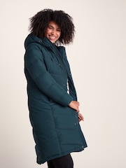 Tog 24 Green Raleigh Luxe Long Down Jacket - Image 3 of 7
