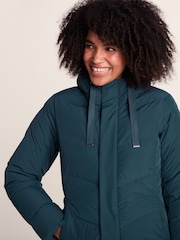 Tog 24 Green Raleigh Luxe Long Down Jacket - Image 4 of 7