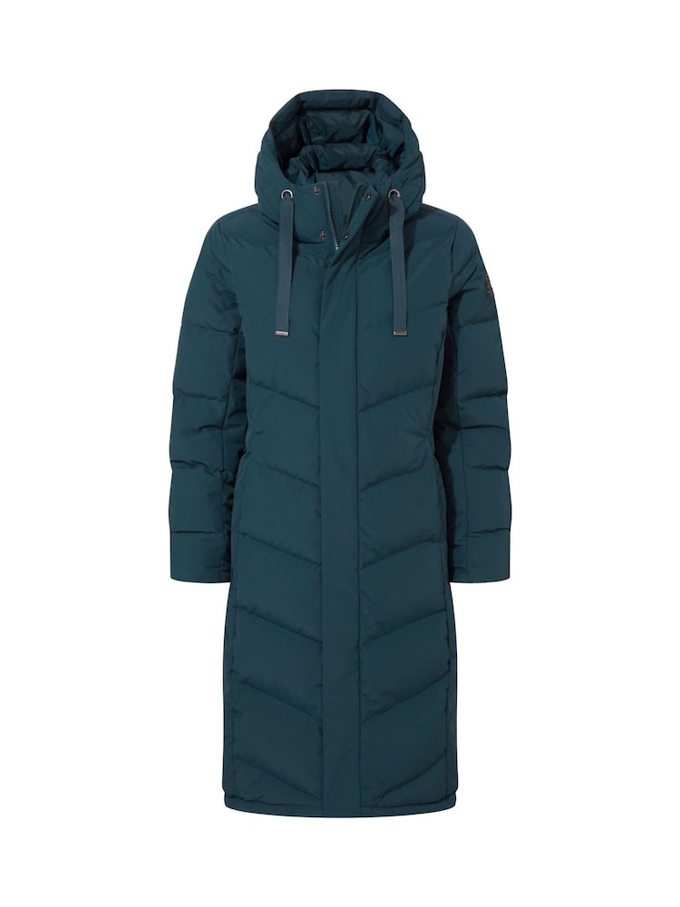 Tog 24 Green Raleigh Luxe Long Down Jacket - Image 7 of 7
