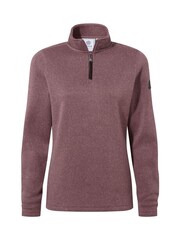 Tog 24 Purple Womens Pearson Knitlook Zipneck Fleece - Image 7 of 7