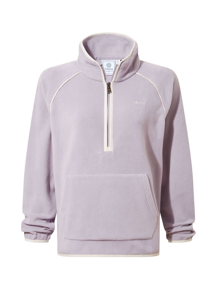 Tog 24 Purple Womens Rawson Zip Neck Fleece - Image 7 of 7