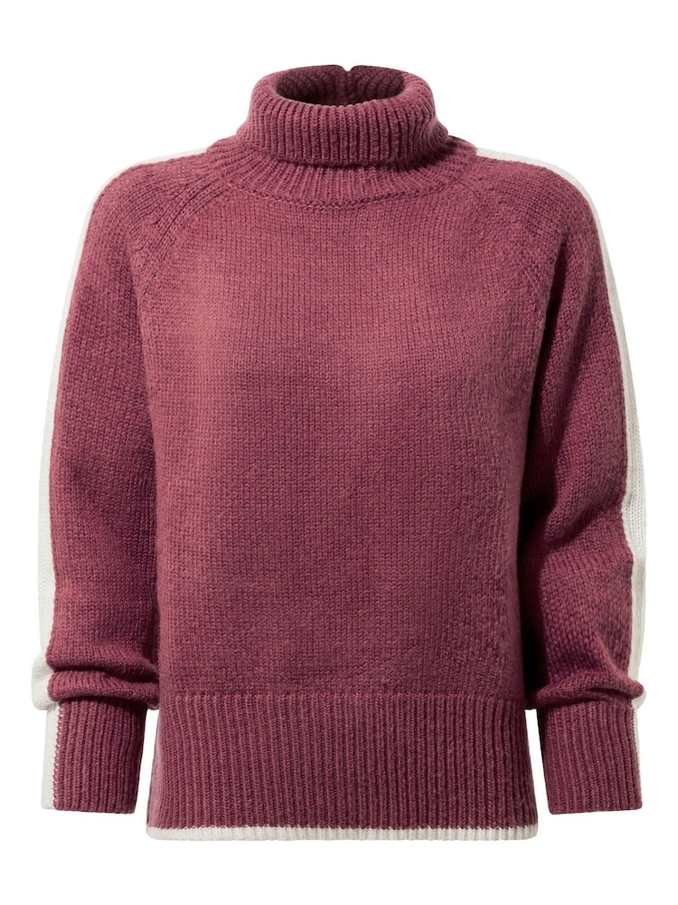 Tog 24 Red Womens Moira Knitted Jumper - Image 7 of 7 Tog 24 Red Womens Moira Knitted Jumper - Image 7 of 7