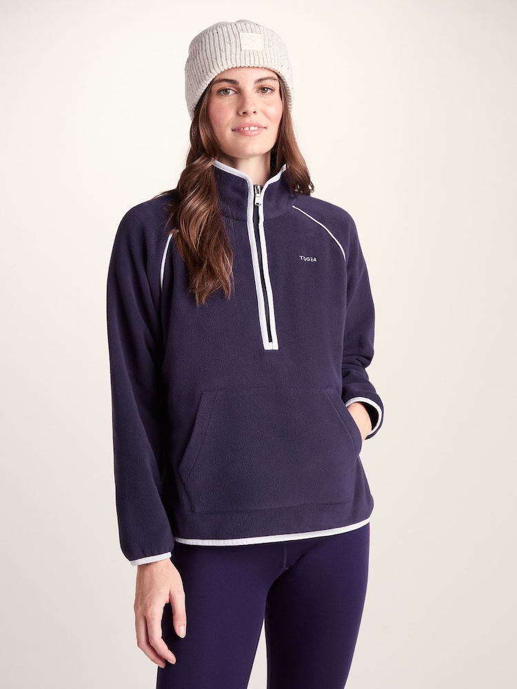 Tog 24 Blue Womens Rawson Fleece Zip Neck - Image 1 of 7
