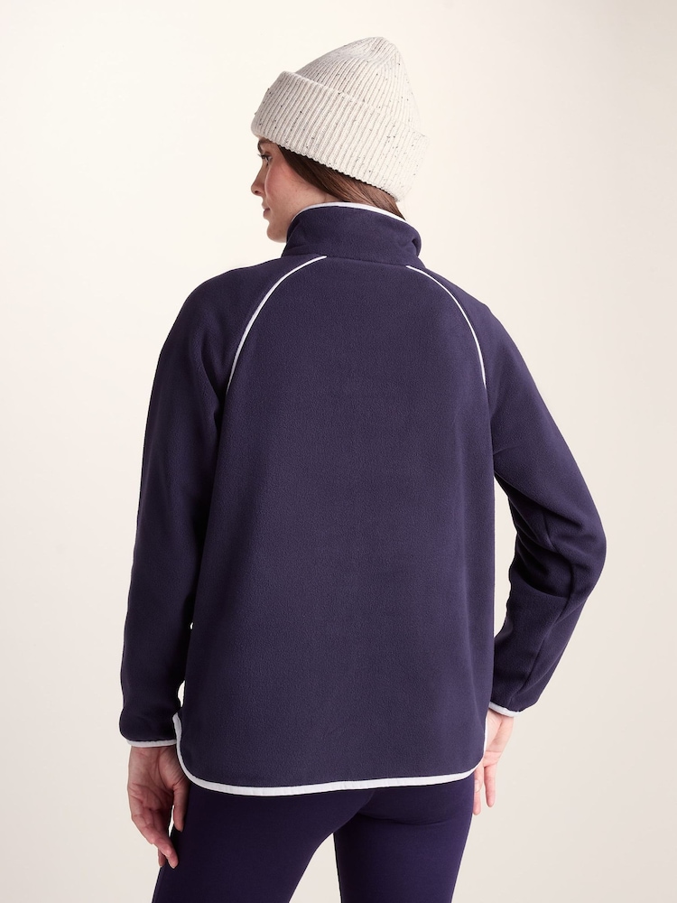 Tog 24 Blue Womens Rawson Fleece Zip Neck - Image 2 of 7 Tog 24 Blue Womens Rawson Fleece Zip Neck - Image 2 of 7