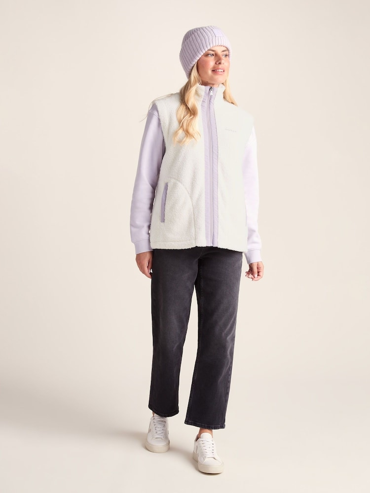 Tog 24 Cream Womens Peyton Sherpa Gilet - Image 1 of 7 Tog 24 Cream Womens Peyton Sherpa Gilet - Image 1 of 7