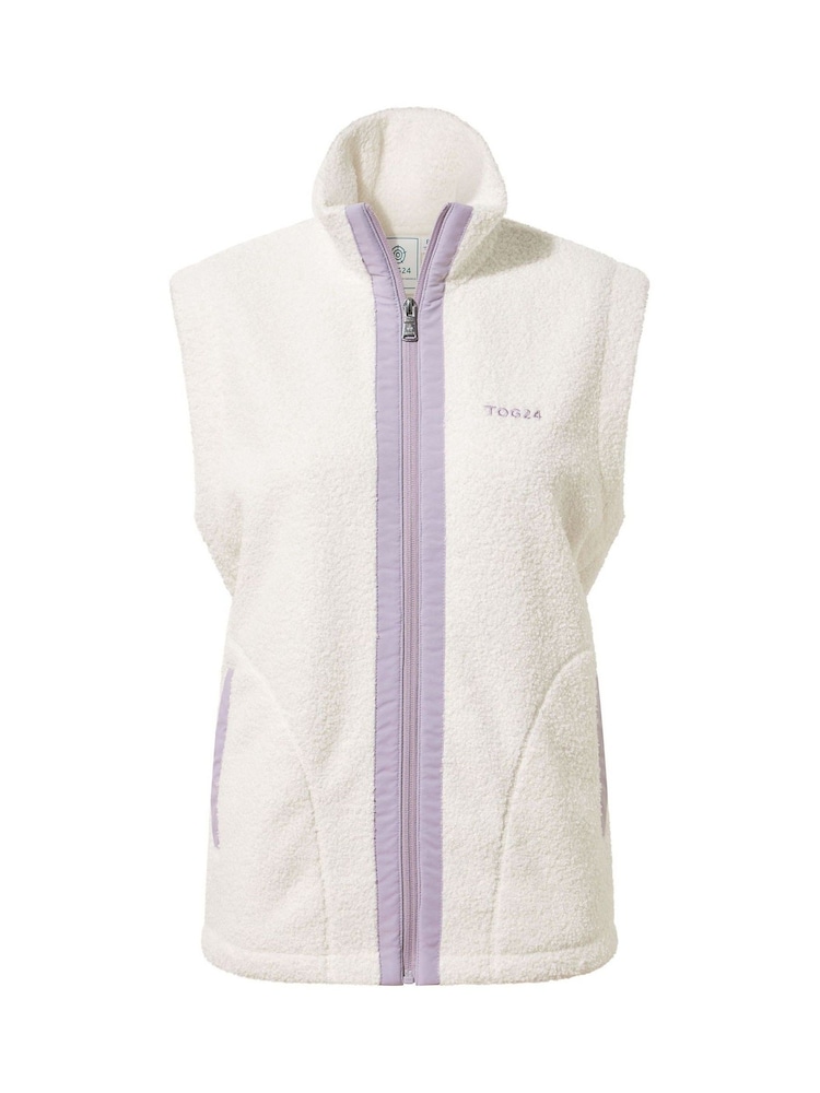 Tog 24 Cream Womens Peyton Sherpa Gilet - Image 7 of 7 Tog 24 Cream Womens Peyton Sherpa Gilet - Image 7 of 7