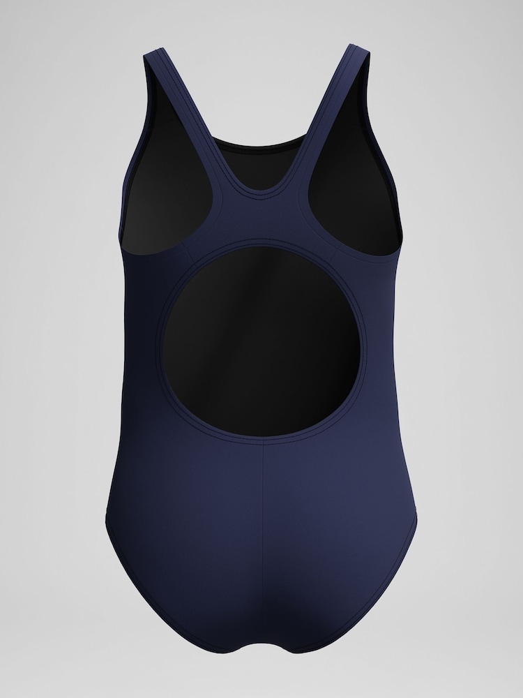 Speedo Blue Placement Muscleback One Piece - Image 2 of 6 Speedo Blue Placement Muscleback One Piece - Image 2 of 6
