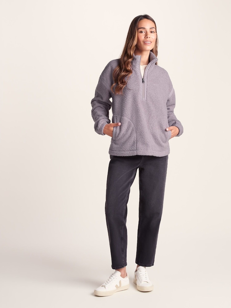 Tog 24 Grey Womens Priya Sherpa Fleece - Image 1 of 7 Tog 24 Grey Womens Priya Sherpa Fleece - Image 1 of 7