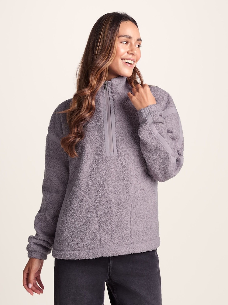 Tog 24 Grey Womens Priya Sherpa Fleece - Image 2 of 7 Tog 24 Grey Womens Priya Sherpa Fleece - Image 2 of 7