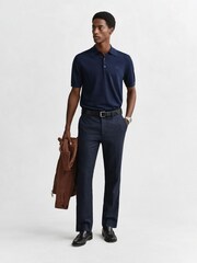 Μπλούζα Polo GANT από μαλλί Merino - Εικόνα 2 του 5