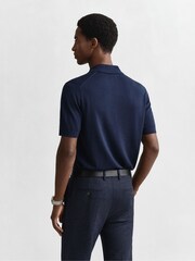 Μπλούζα Polo GANT από μαλλί Merino - Εικόνα 3 του 5