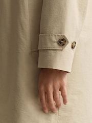 GANT Brown Long Trench Car Coat - Image 7 of 8
