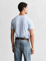 GANT Blue Graphic Logo T-Shirt - Image 2 of 4