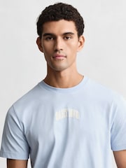 GANT Blue Graphic Logo T-Shirt - Image 4 of 4