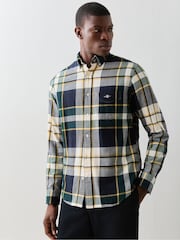 Verde - GANT Check Flannel Shirt - Imaginea 4 din 8