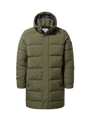 Tog 24 Green Mens Preece Padded Long Jacket - Image 7 of 7
