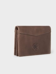 Osprey London The Compass Leather Brown Card Case - Image 2 of 4