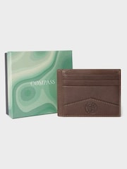 Osprey London The Compass Brown Card Holder - Image 1 of 1