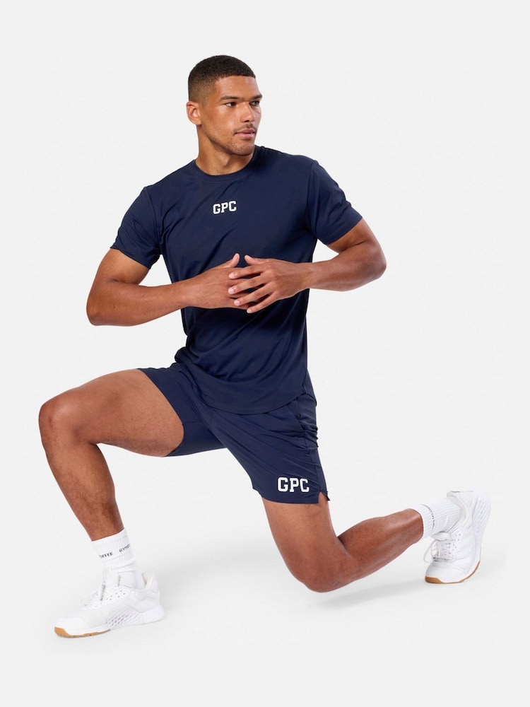 Gym + Coffee Blue Game Changer Train T-Shirt - Image 5 of 5