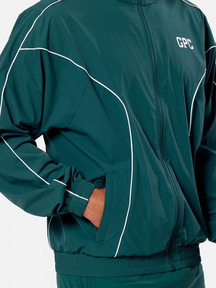 Gym + Coffee Green Game Changer Train Jacket - Image 6 of 6 Gym + Coffee Green Game Changer Train Jacket - Image 6 of 6