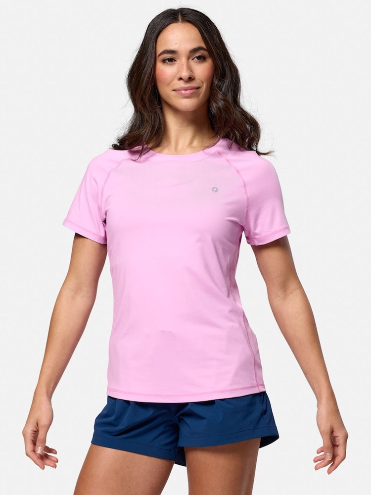 Gym + Coffee Pink Relentless T-Shirt - Image 1 of 5 Gym + Coffee Pink Relentless T-Shirt - Image 1 of 5
