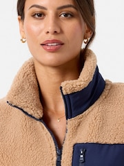 Gym + Coffee Brown Industry Fleece Jacket - Image 7 of 9