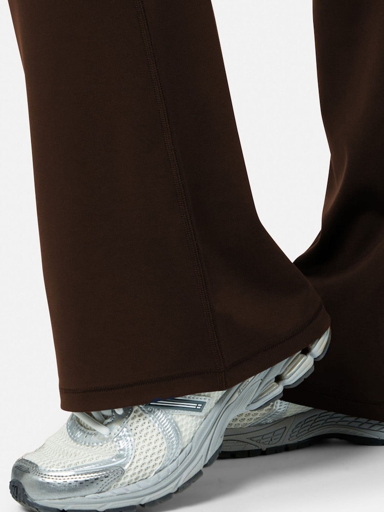 Gym + Coffee Brown Soft Motion Flares Leggings - Image 5 of 5 Gym + Coffee Brown Soft Motion Flares Leggings - Image 5 of 5