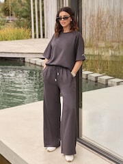 Friends Like These Taupe Brown Studio Relaxed T-Shirt - Image 5 of 5