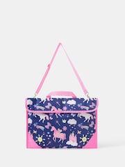 Angels By Accessorize Purple Girls Unicorn Print Book Bag - Image 1 of 2