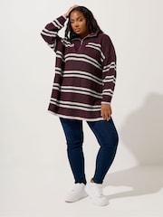 Roxa - Yours Curve Quater Zip Jumper - Imagem 3 de 5