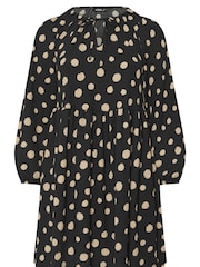 Vestido Yours Curve Dot com decote em V - Imagem 5 de 5