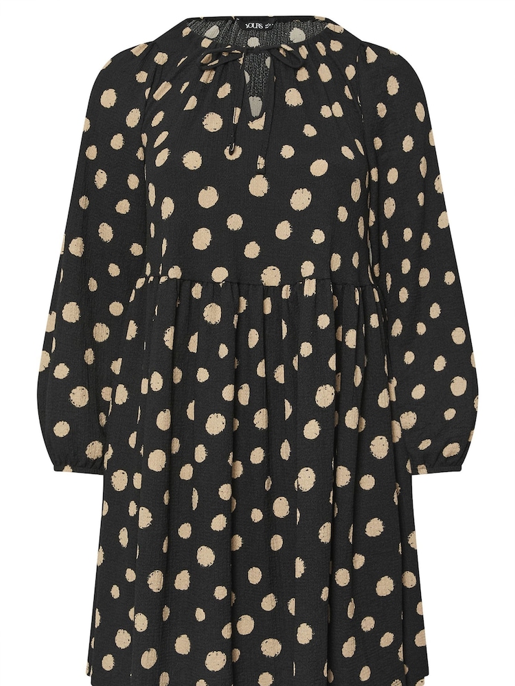 Vestido Yours Curve Dot com decote em V - Imagem 5 de 5