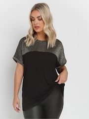 Top Yours Curve Colourblock Foil Shimmer - Imagem 1 de 5