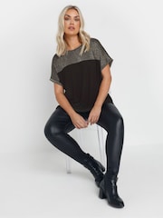 Top Yours Curve Colourblock Foil Shimmer - Imagem 2 de 5