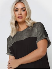 Top Yours Curve Colourblock Foil Shimmer - Imagem 4 de 5