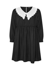 Yours Curve Black Statement Collar Dress - Image 5 of 5