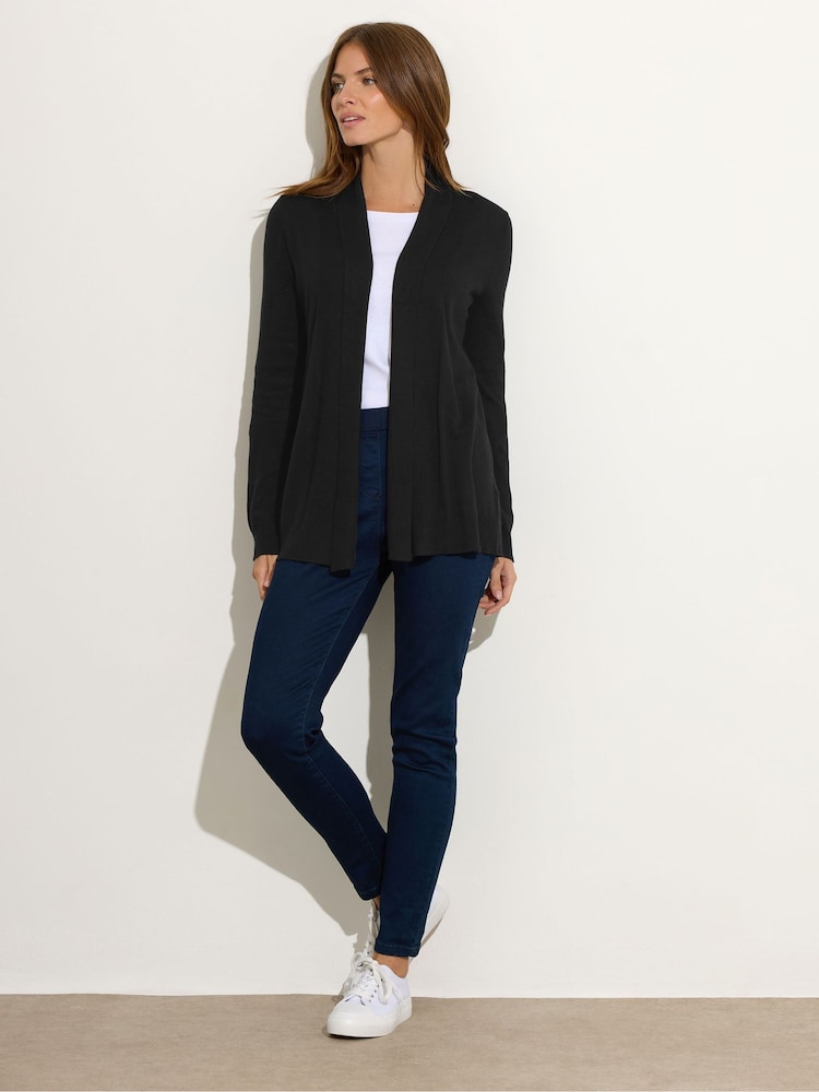 M&Co Black Shawl Collar Cardigan - Image 2 of 5