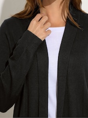 M&Co Black Shawl Collar Cardigan - Image 3 of 5