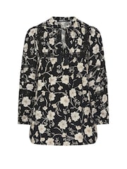 Preto - Yours Curve Trim Bygone Blouse - Imagem 6 de 6