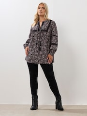 Rosa - Yours Curve Trim Bygone Blouse - Imagem 2 de 5