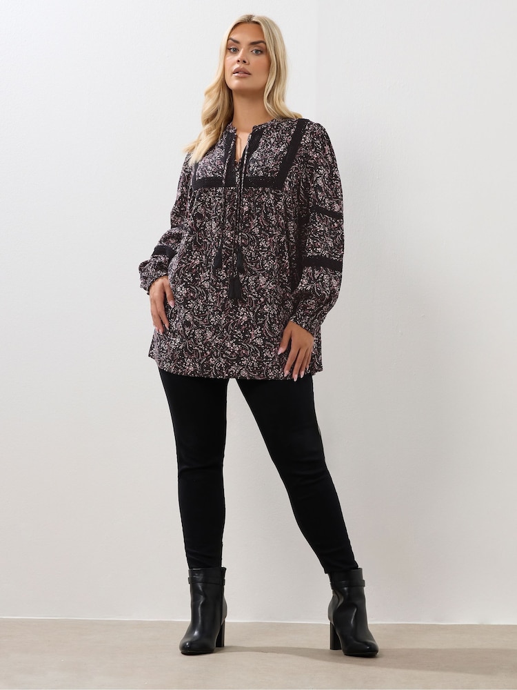 Rosa - Yours Curve Trim Bygone Blouse - Imagem 2 de 5