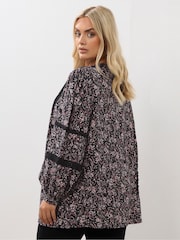 Rosa - Yours Curve Trim Bygone Blouse - Imagem 3 de 5