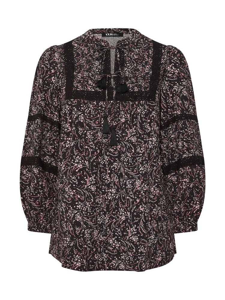 Rosa - Yours Curve Trim Bygone Blouse - Imagem 5 de 5