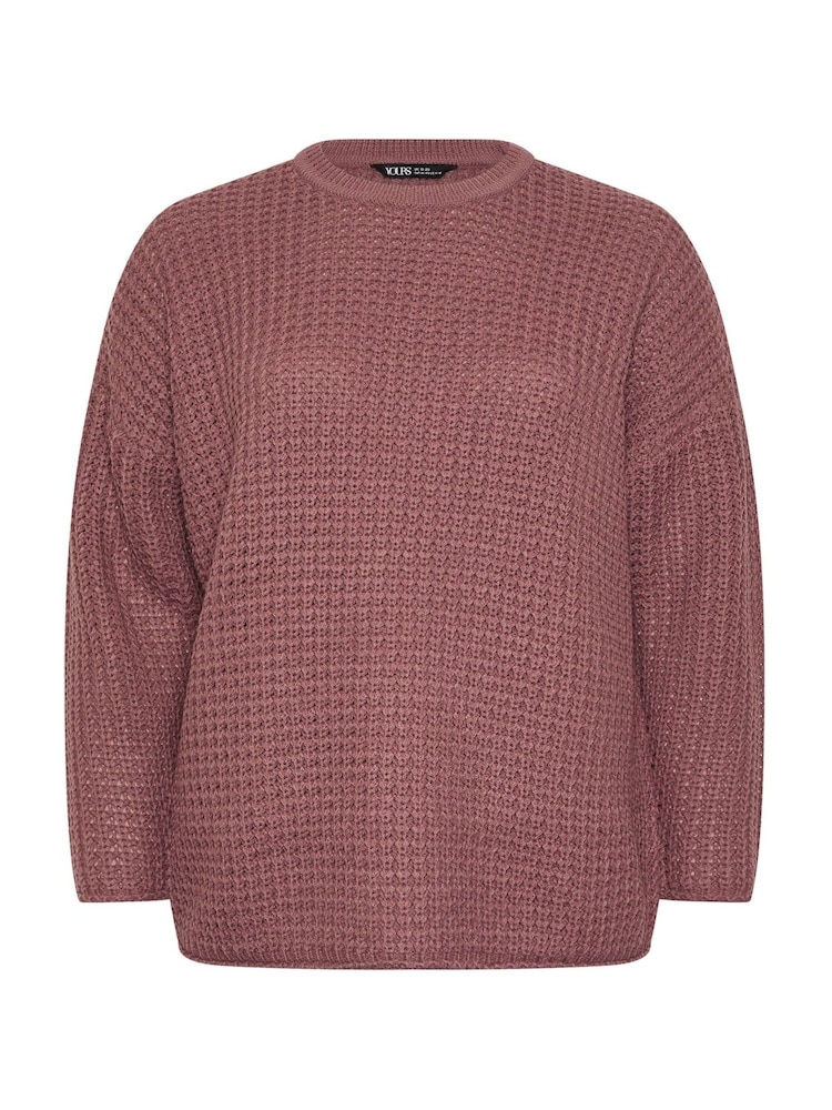 Rosa - Suéter Waffle Yours Curve - Imagem 5 de 5