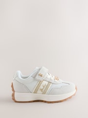 Baker by Ted Baker Sporty Retro Chunky Tape Trainers - Image 2 of 7
