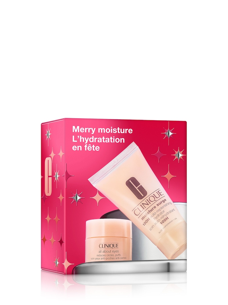 Clinique Merry Moisture: Moisture Surge Set (Worth over £37) - Image 1 of 5 Clinique Merry Moisture: Moisture Surge Set (Worth over £37) - Image 1 of 5