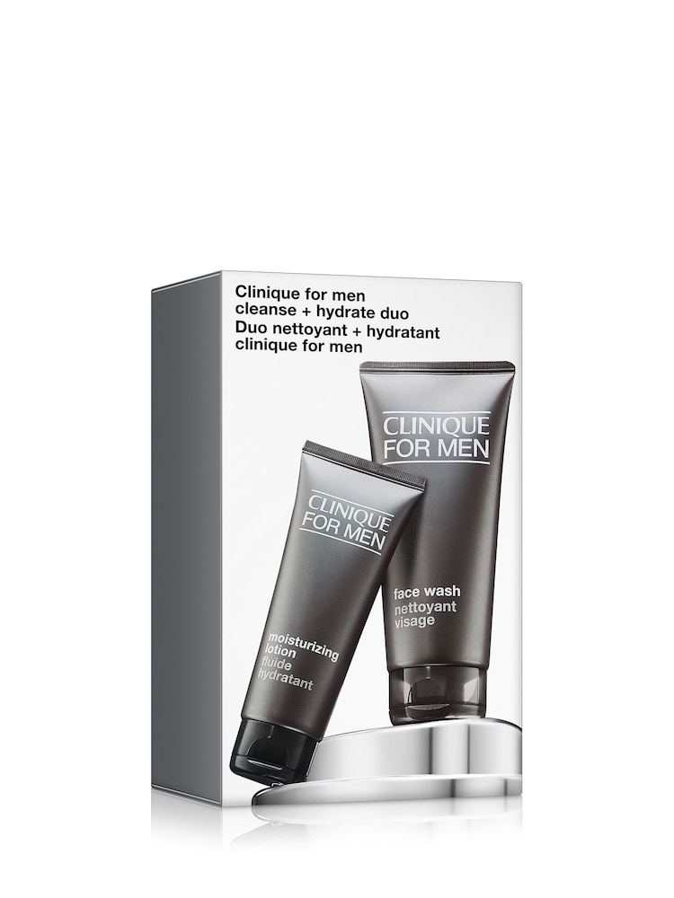 Clinique For Men: Cleanse And Hydrate Duo (Worth £57) - Image 1 of 4 Clinique For Men: Cleanse And Hydrate Duo (Worth £57) - Image 1 of 4