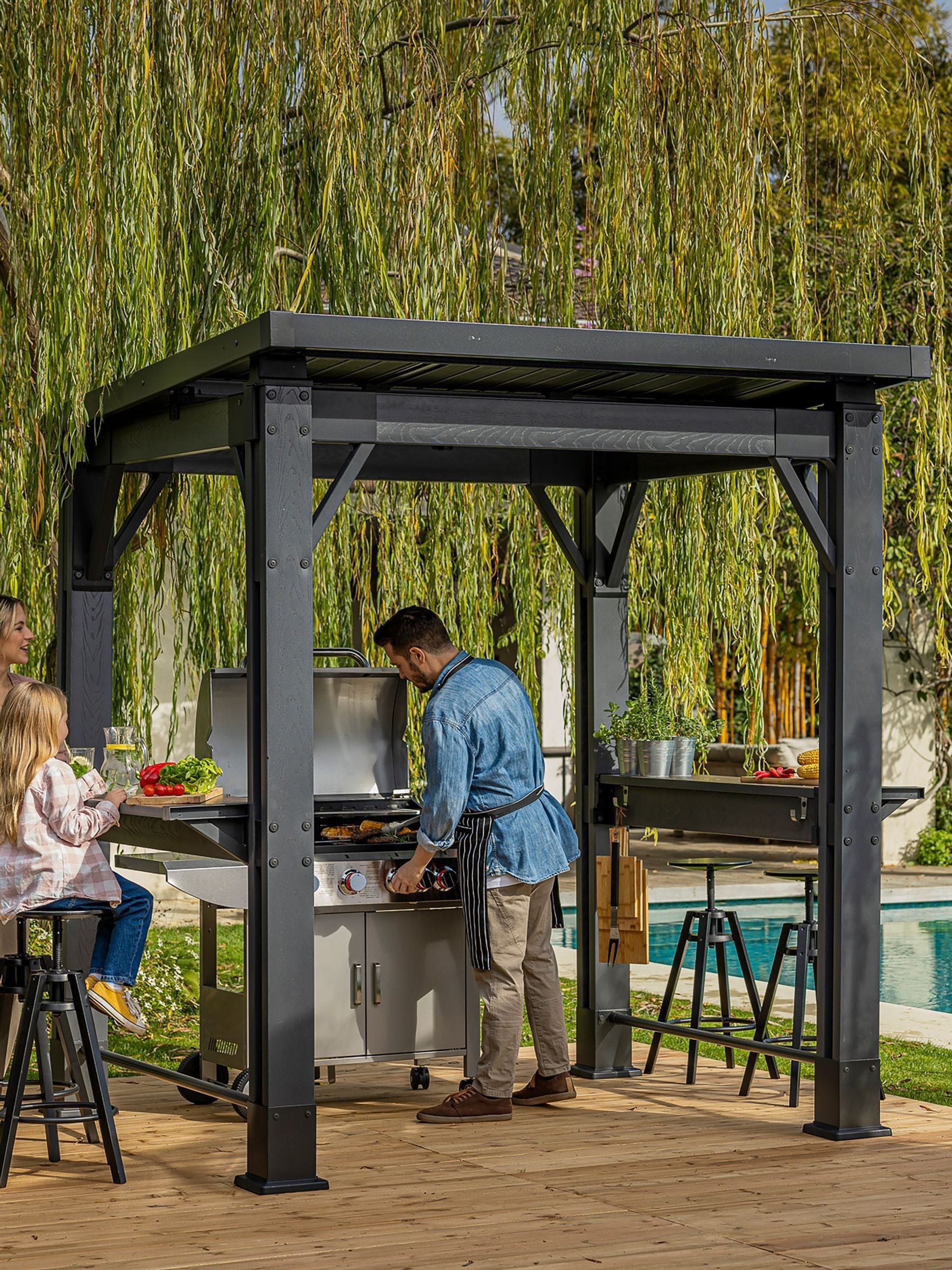 Keter Unisex Green Grill Gazebo