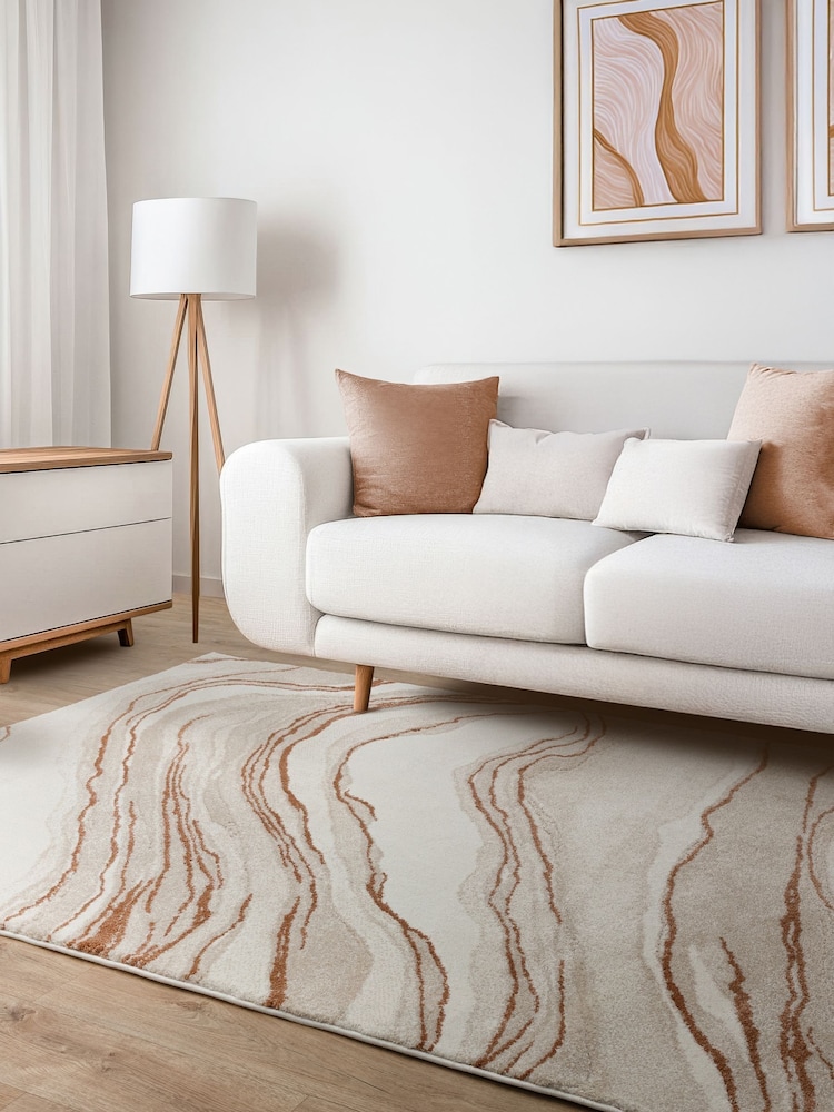 Asiatic Rugs Terracotta Mirage Quartz Rug - Image 1 of 6 Asiatic Rugs Terracotta Mirage Quartz Rug - Image 1 of 6